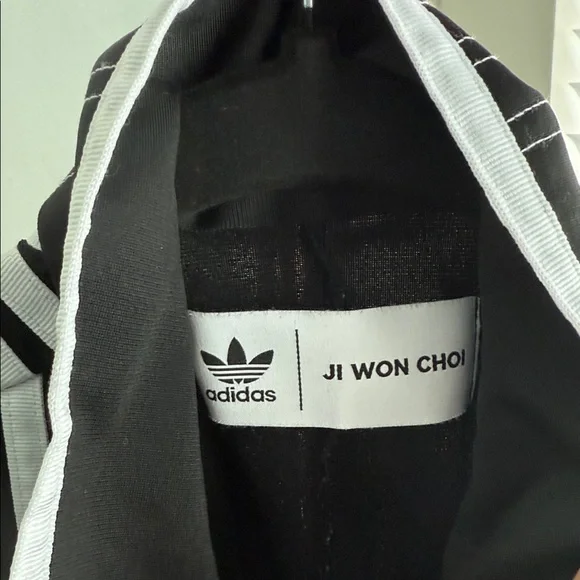 adidas Black and White Striped Jumpsuit - Picture 2 of 5